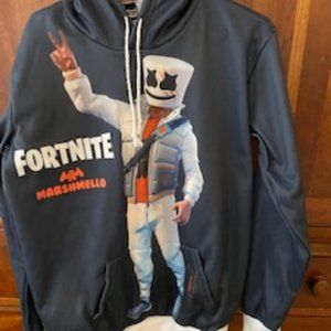Fortnite Marshmello Youth Large Hooded Sweatshirt
